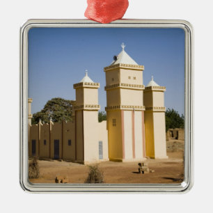 Mali, Bamako. Mosque, Bamako-Djenne Road Metal Ornament