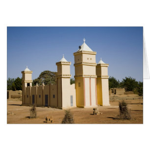 Mali, Bamako. Mosquée, route Bamako-Djenne