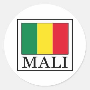 Mali Classic Round Sticker