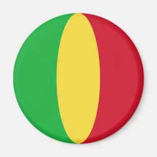 Mali Fisheye Flag Magnet