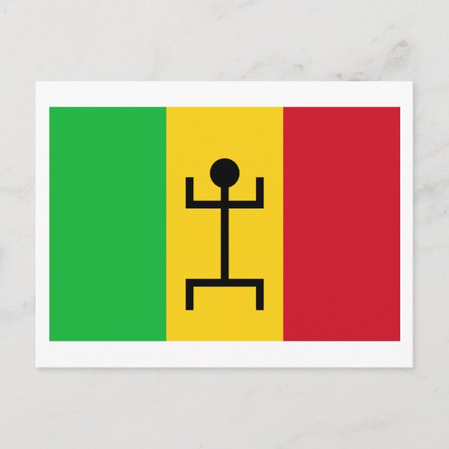 Mali Flag (1959-1961) Postcard (Front)