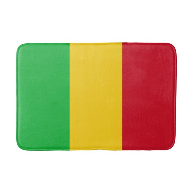 Mali Flag Bath Mat (Front)