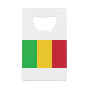 Mali Flag Credit Card Bottle Opener