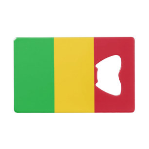 Mali Flag Credit Card Bottle Opener