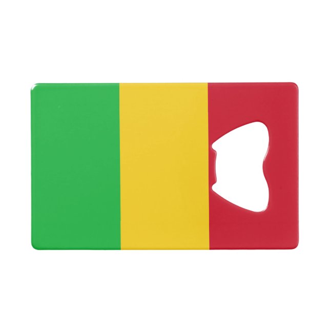 Mali Flag Credit Card Bottle Opener (Front (Horizontal))