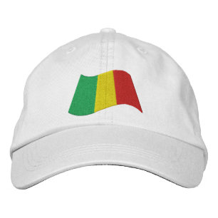 Mali Flag Embroidered Hat