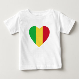 Mali Flag Heart T-Shirt