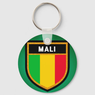Mali Flag Keychain
