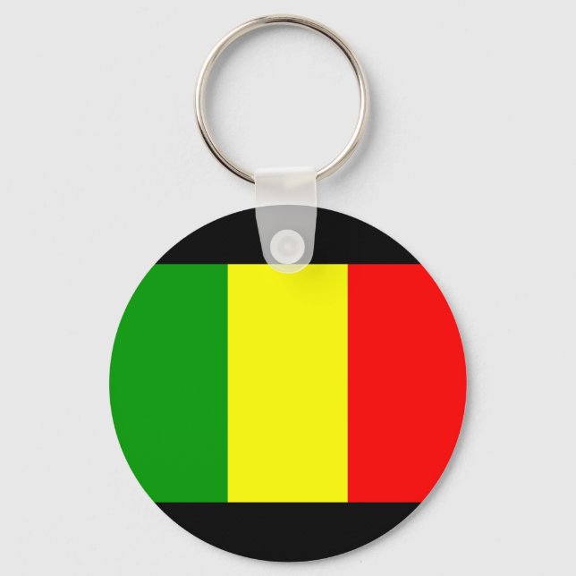 Mali Flag Keychain (Front)