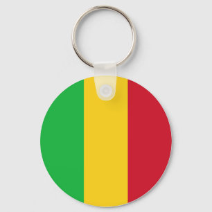 Mali Flag Keychain