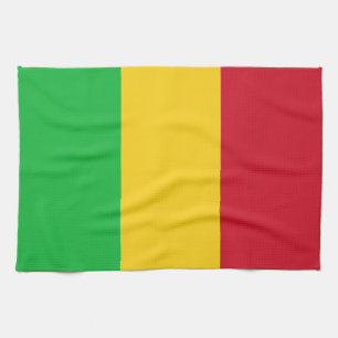 Mali Flag Kitchen Towel