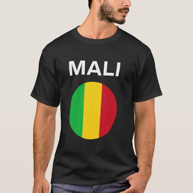 Mali Flag Modern T-Shirt (Front)