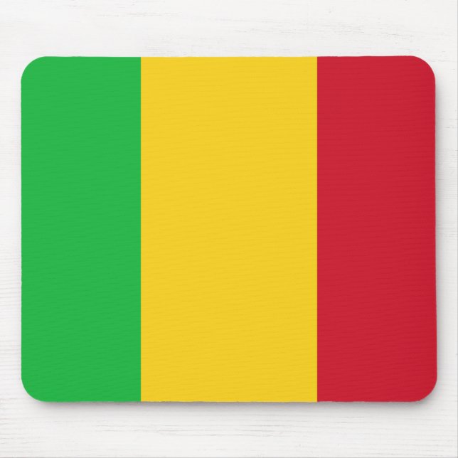 Mali Flag Mouse Pad (Front)
