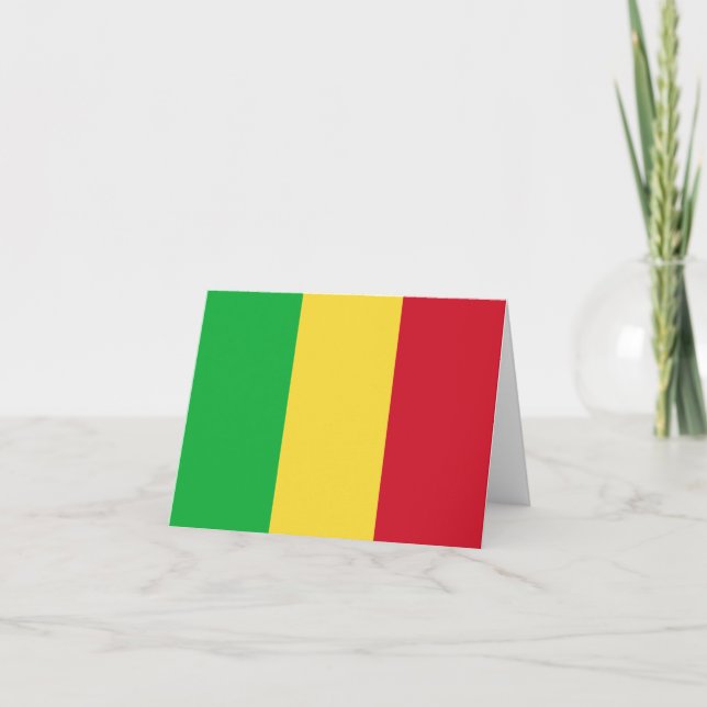 Mali Flag Notecard (Front)