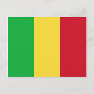 Mali Flag Postcard