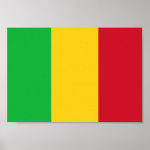 Mali Flag Poster