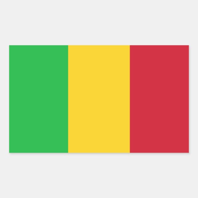 Mali Flag Sticker (Front)