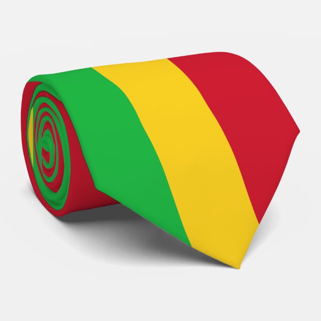 Mali Flag Tie (Rolled)