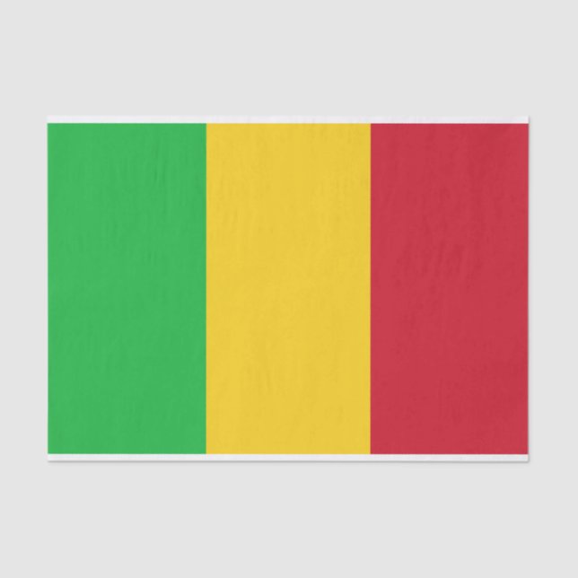 Mali Flag Tissue Paper (Front)