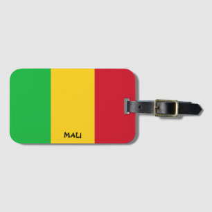 Mali National Flag Patriotic Luggage Tag