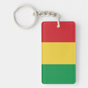 Mali Plain Flag Keychain