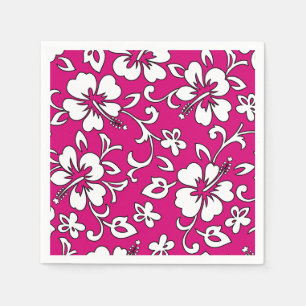 Malia Hibiscus Hawaiian Floral Napkin