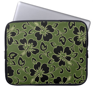 Malia Hibiscus Hawaiian Neoprene Wetsuit Laptop Sleeve