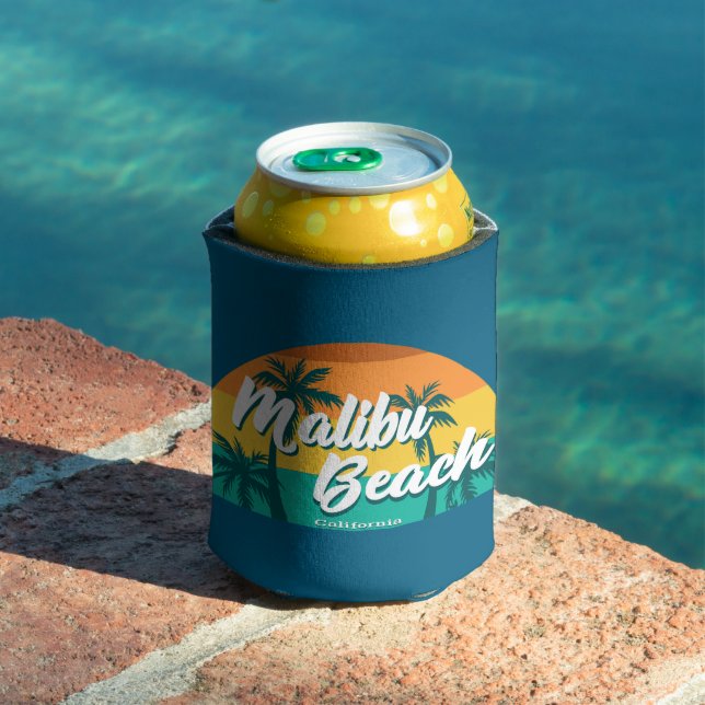 Malibu Beach California Can Cooler (In Situ Pool)
