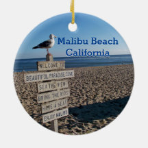 Malibu Beach- Paradise Cove Seagull Sign