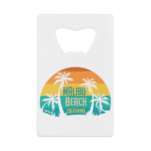 Malibu Beach Retro Credit Card Bottle Opener