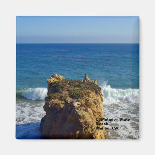 Malibu CA Beach Magnet