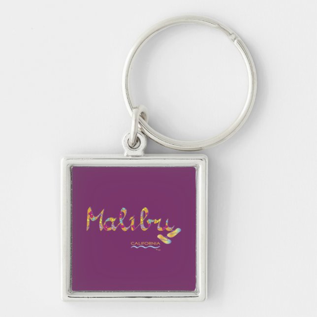 Malibu, CA Keychain (Front)