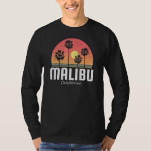 Malibu California Beach Retro Women Men Kids Souve T-Shirt