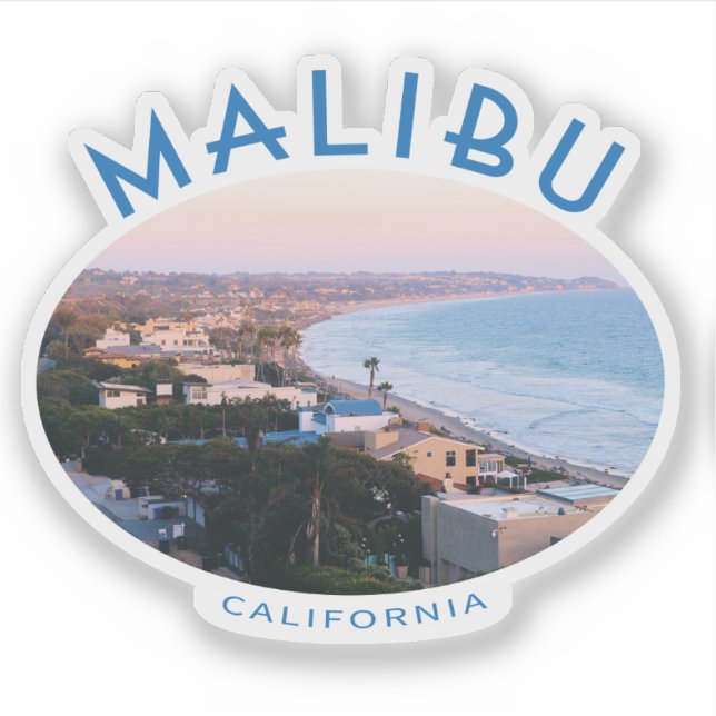Malibu California Coast with photo (Front)
