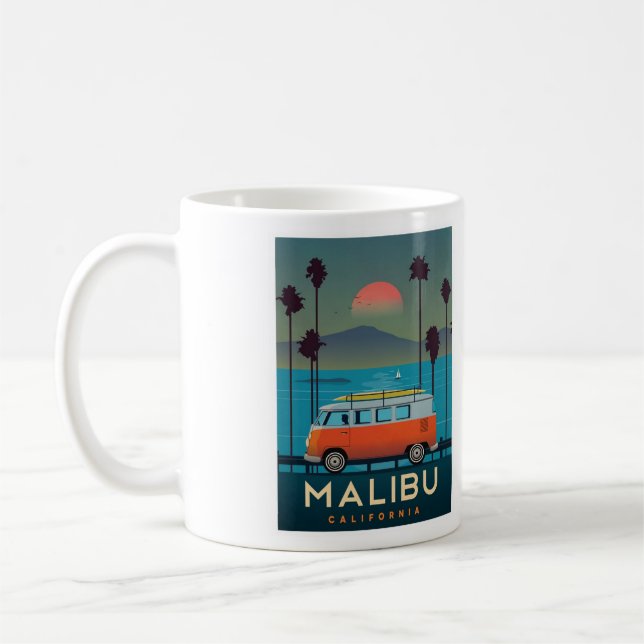 Malibu California Coffee Mug (Left)