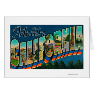 Malibu, California - Large Letter Scenes