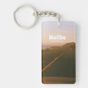 Malibu, California Road Trip Keychain