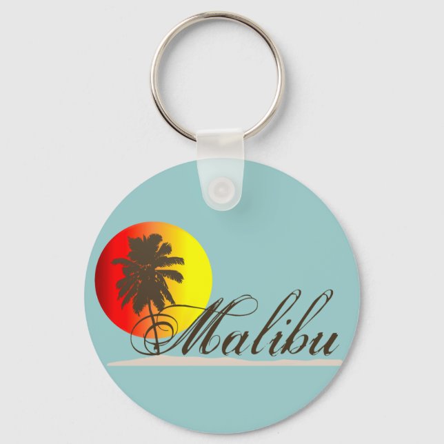 Malibu California Souvenir Keychain (Front)