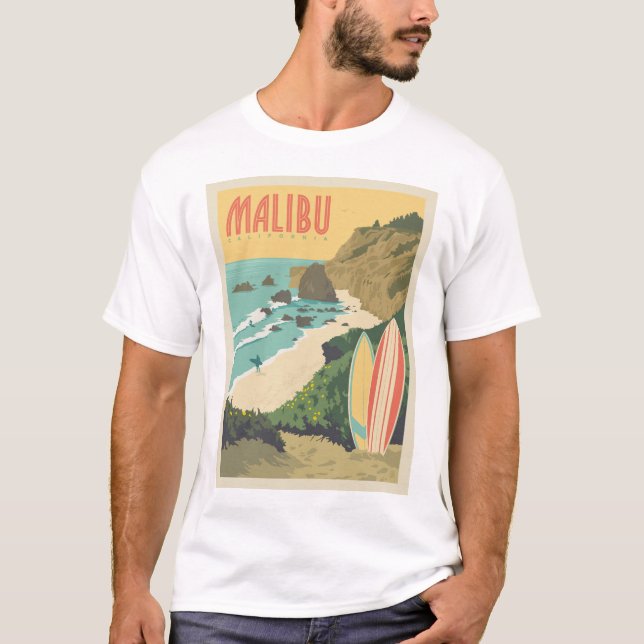 Malibu, California T-Shirt (Front)