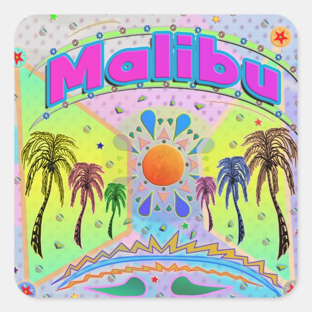 Malibu Calm Desire Sticker (Front)