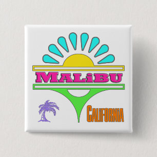"Malibu Colourful 1" Button