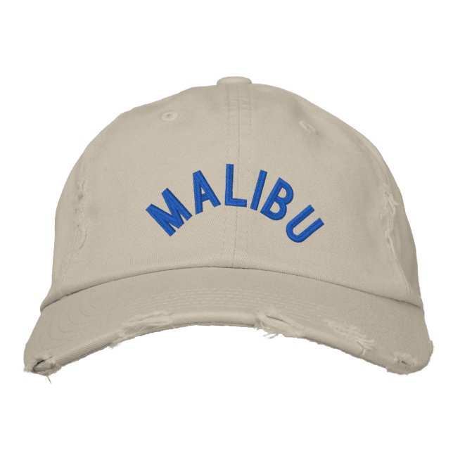 MALIBU DÉTRUIT CHINO TWILL CASQUETTE (Devant)