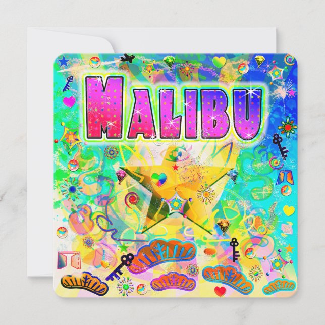 Malibu Epoch Hour Holiday Card (Front)