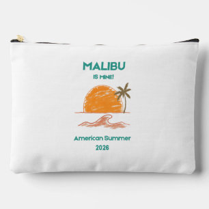 Malibu Is Mine American Summer Large Pouch
