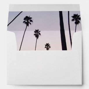 Malibu Palm Trees • 5x7 Printed Liner Envelope