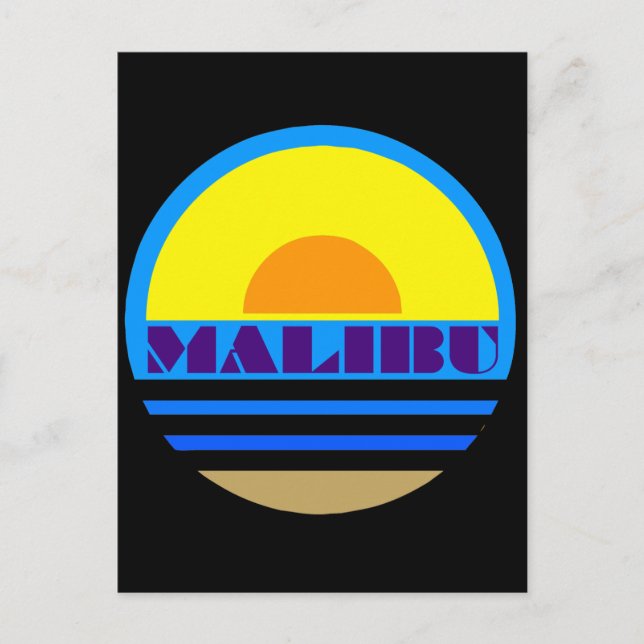 MALIBU POSTCARD (Front)