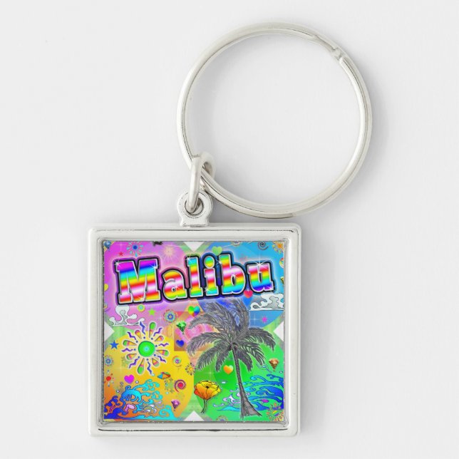 Malibu Quadro Seasons Keychain (Front)