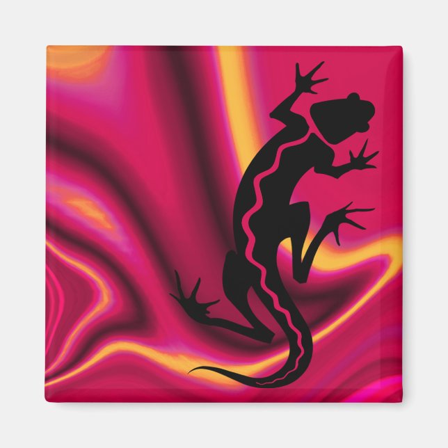 "Malibu Salamander" by Cheryl Daniels Magnet (Front)
