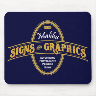 Malibu Signs & Graphics Mouspad Mouse Pad