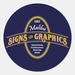 Malibu Signs & Graphics Stickers
